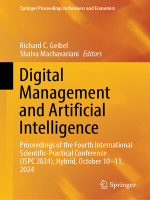 cover image of Digital Management and Artificial Intelligence